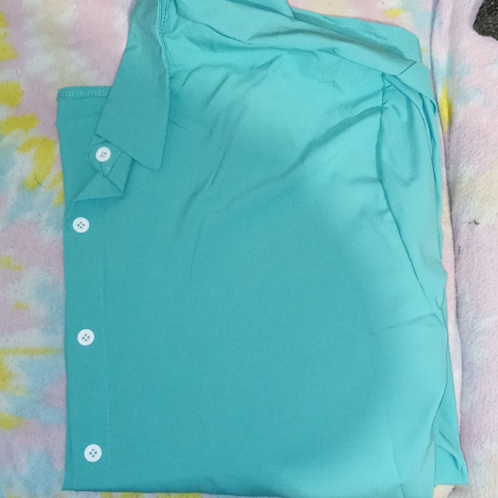 Green blouse